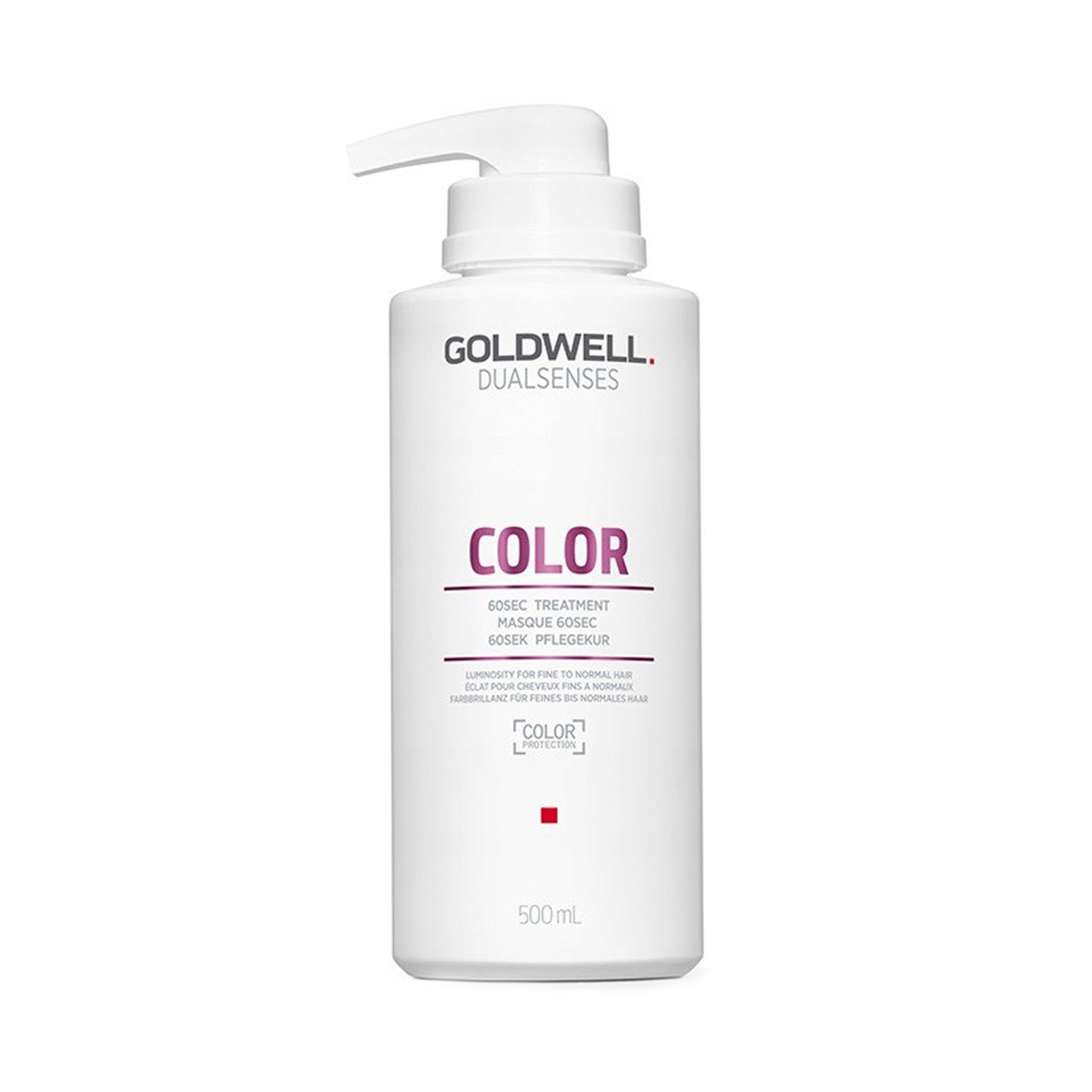 60sekundová kúra na vlasy Goldwell Dls Color Fade 500 ml Leští