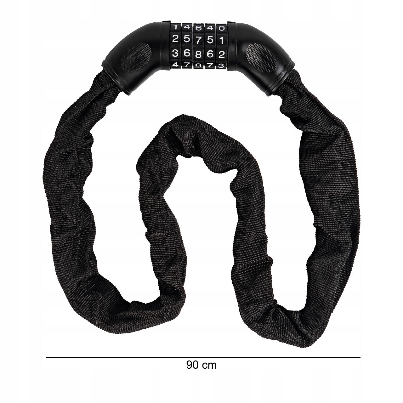 ZAPIĘCIE DO ROWERU NA SKUTER HULAJNOGĘ ŁAŃCUCH BLOKADA ROWEROWA 90 CM SZYFR EAN (GTIN) 5901924233398