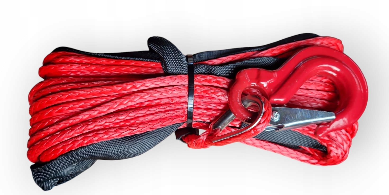 Syntetické Lanko S Hákom 13 mmX24 m 15600 kg Pre Navijak Na Navijak