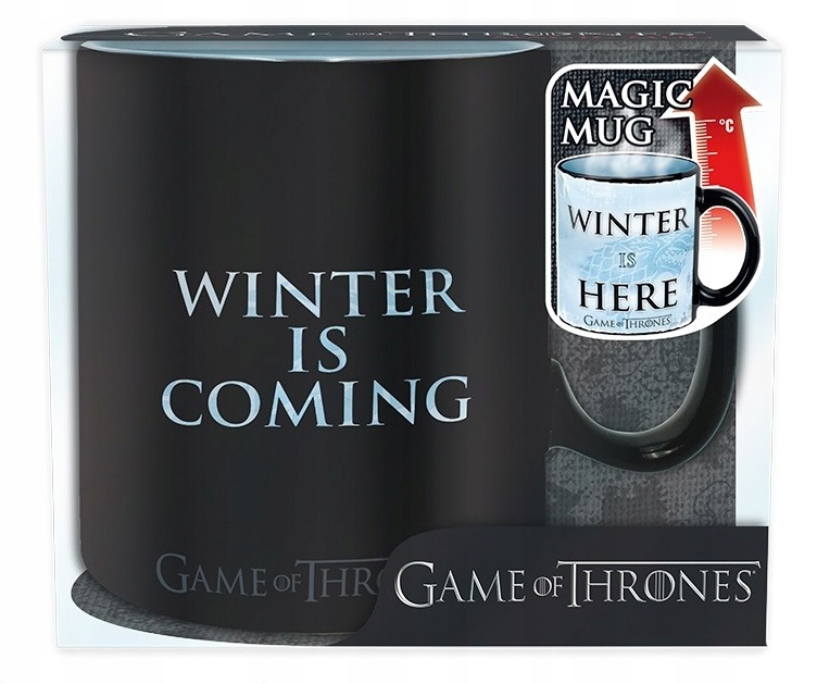 GAME OF THRONES KUBEK ZMIENIAJĄCY KOLOR 460ML GRA O TRON STARK ORIGINAL BOX Pojemność 460 ml