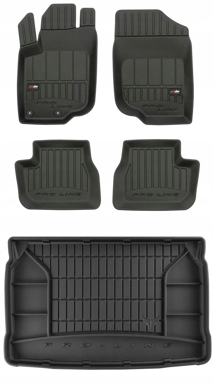 Set 3D gumové rohože Peugeot 207 Hb 2006-2012