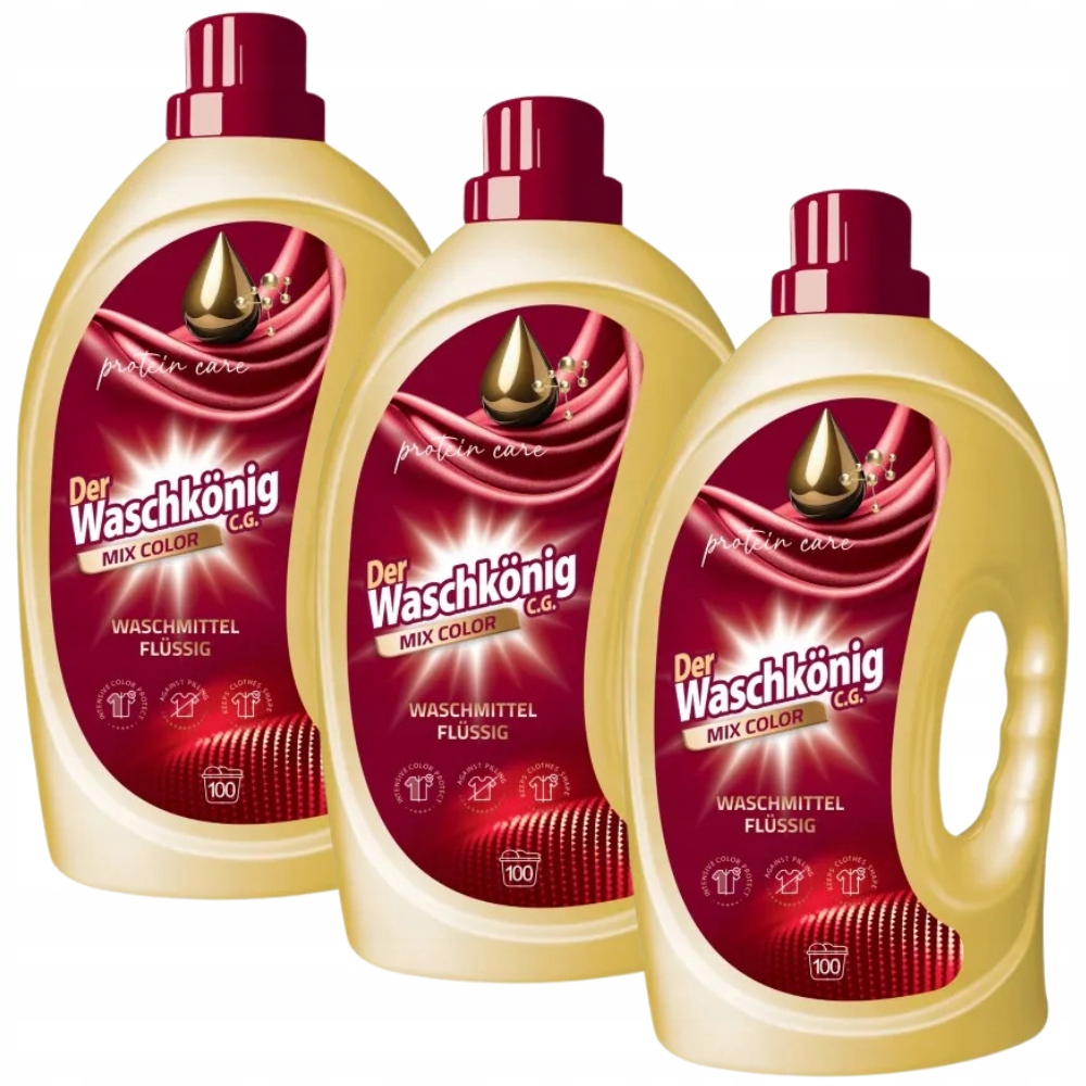 Levně Der Waschkönig Mix Color Gel na praní 3x3 l