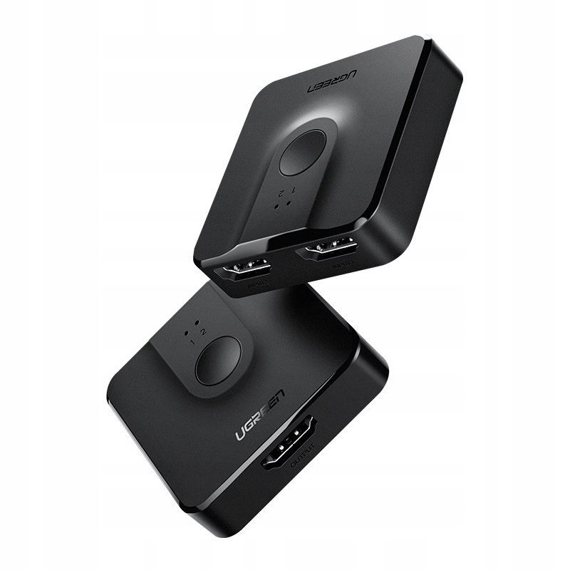 Switch przełącznik rozdzielacz Hdmi 2x Hdmi 4K 60Hz czarny