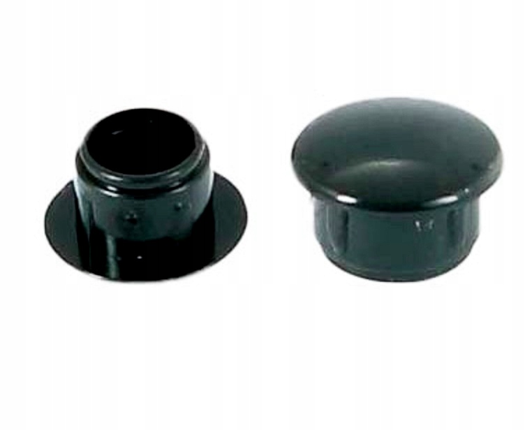 

12 mm -zaślepka Otworu Technologi Czarna 100 szt