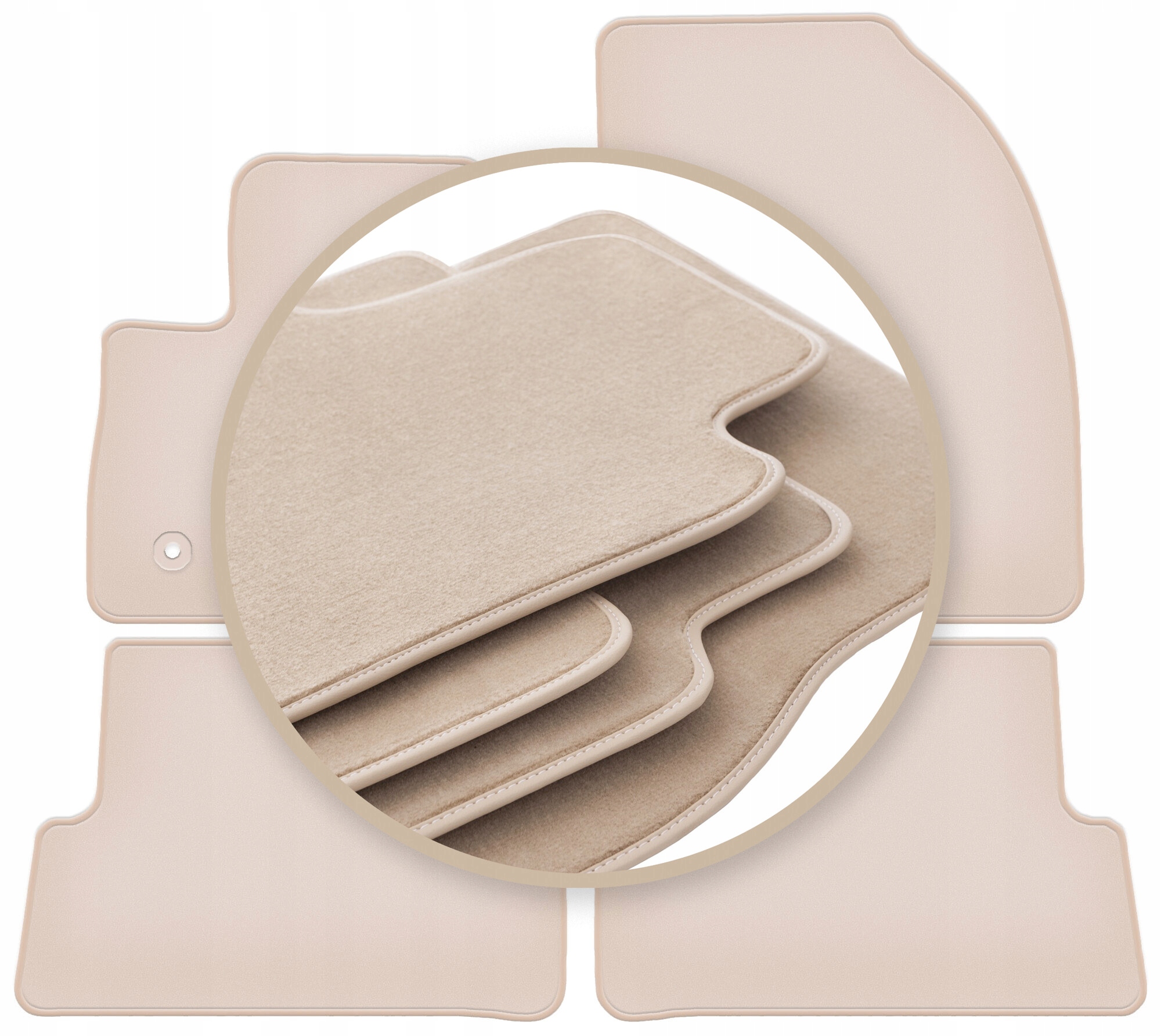 Velurové koberce 10 mm Premium pro: Ford C-max MK2 minivan 2011-2015