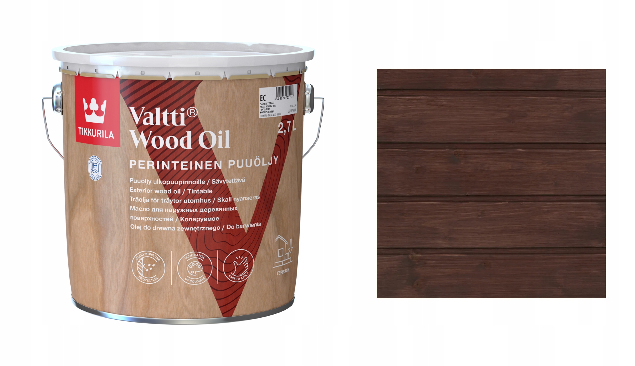 Tikkurila Valtti Wood Oil 2,7 L 239A Flying Leaf Rozpouštědlový Olej
