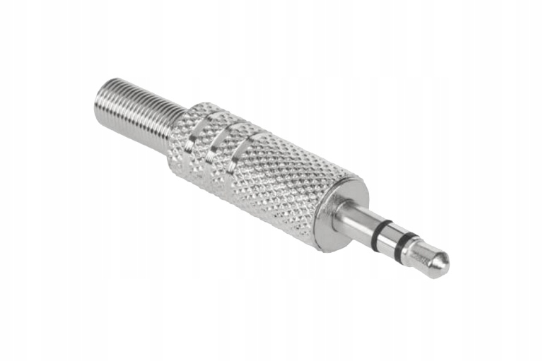 

Złącze Wtyk Jack Stereo 3,5 Metal Na Przewod Kabel