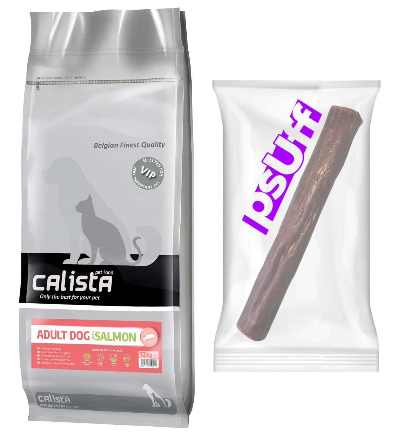 Karma Calista Salmon Adult 12kg łosoś psuff cygaro dzik 1szt