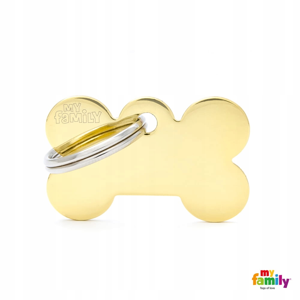 

MyFamily Basic Kość adresówka Złoty Small