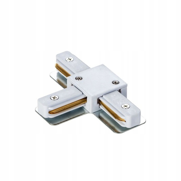 Złączka typu "T" do szyny, biała, X-LINE