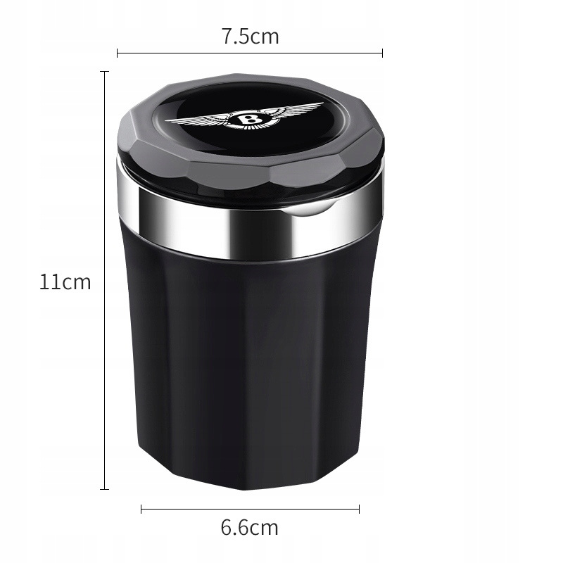 Popielniczka samochodowa z diodami LED do Bentley Producent części 3F Quality