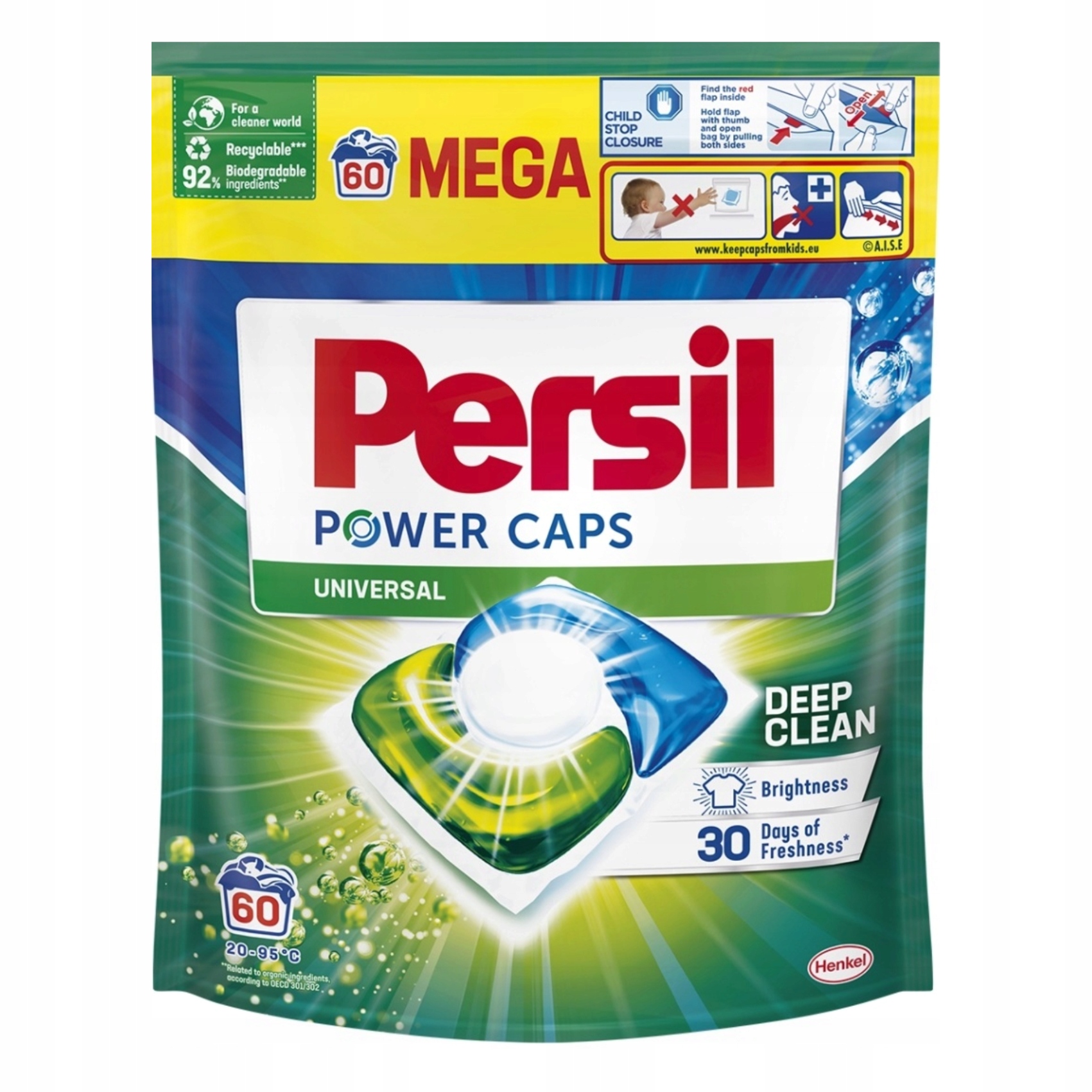 Levně Persil Power Caps Universal kapsle na praní 60 ks