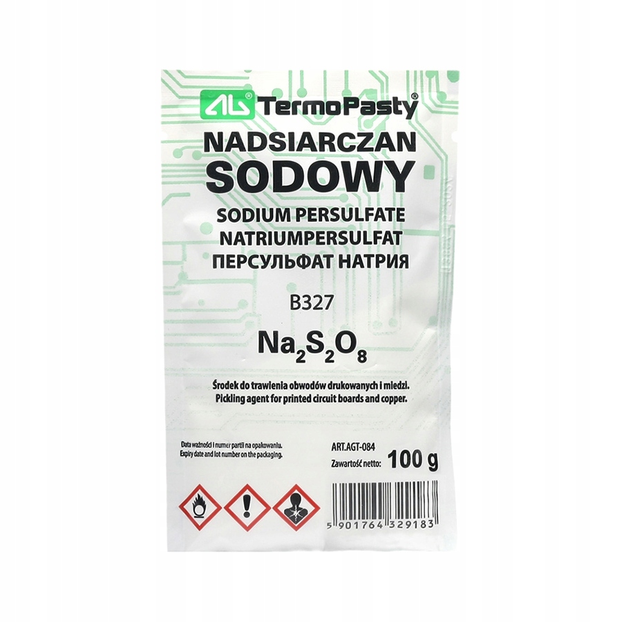 Wytrawiacz PCB AG Termopasty B327 - 100g, Nadsiarczan Sodowy