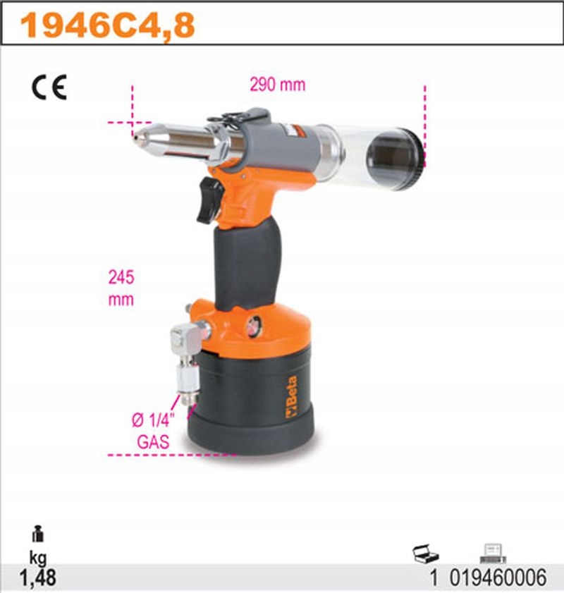 Пневматический клепальный станок BETA 1946c/4.8