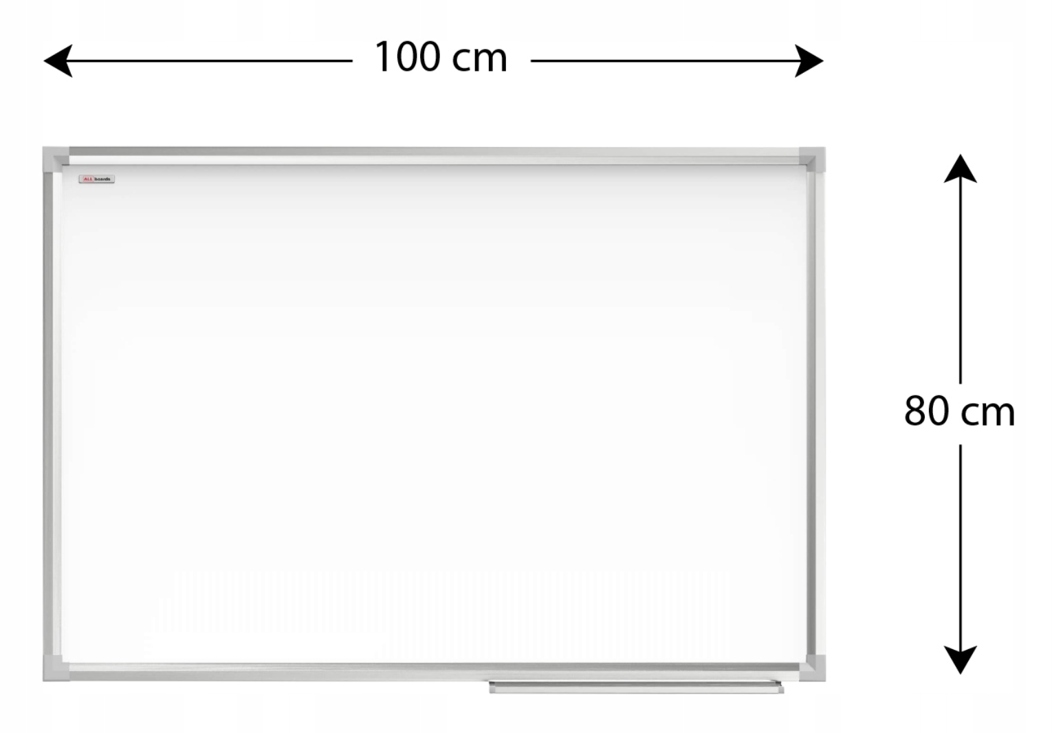 TABLICA MAGNETYCZNA SUCHOŚCIERALNA 100x80 GRATISY EAN (GTIN) 100293846474