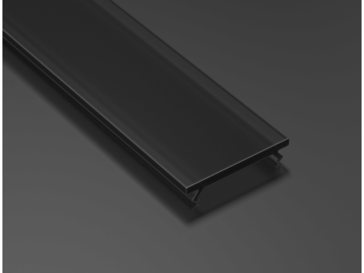 CZARNY KLOSZ DO PROFILI LED 3M A B C D G H Y Z X W MONO IPA12 APA12 - PMMA Stan opakowania oryginalne