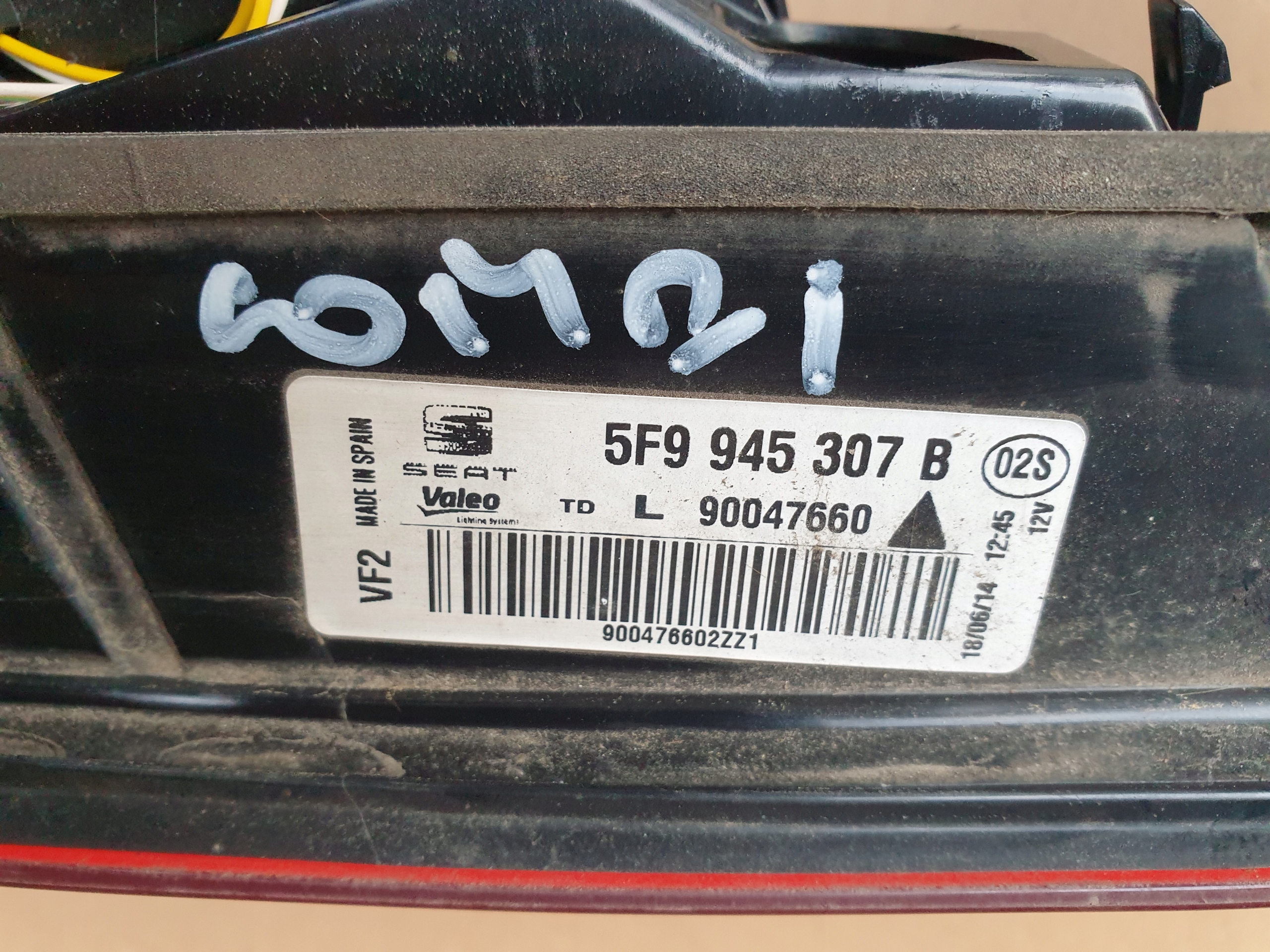 light rear left LED SEAT LEON 3 III 5F KOMBI 2013- 5F9945307B