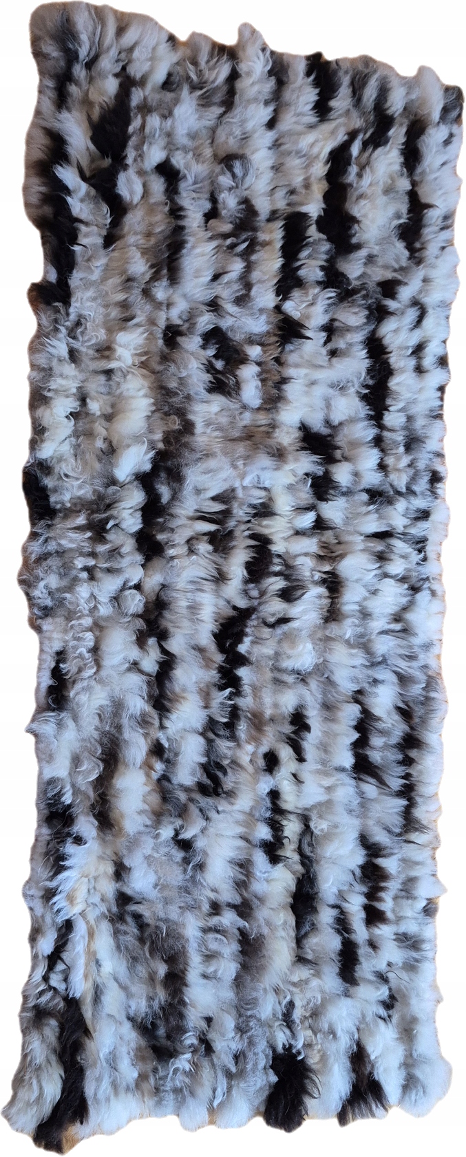 Ručně tkaný koberec z přírodní vlny 200 x 160 cm koberec běhoun tkaný boho