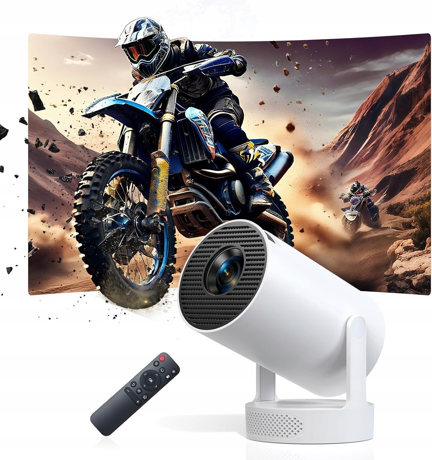 Projektor HY300 Pro Android 11 WiFi 6 Bluetooth 5.0 Full Hd 4K Led 180
