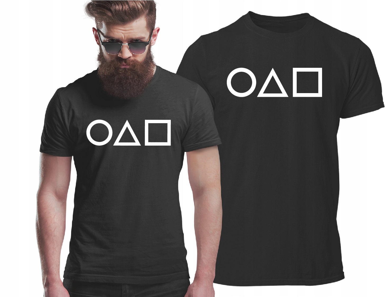 

Koszulka męska Squid Game Gra T-shirt czarny