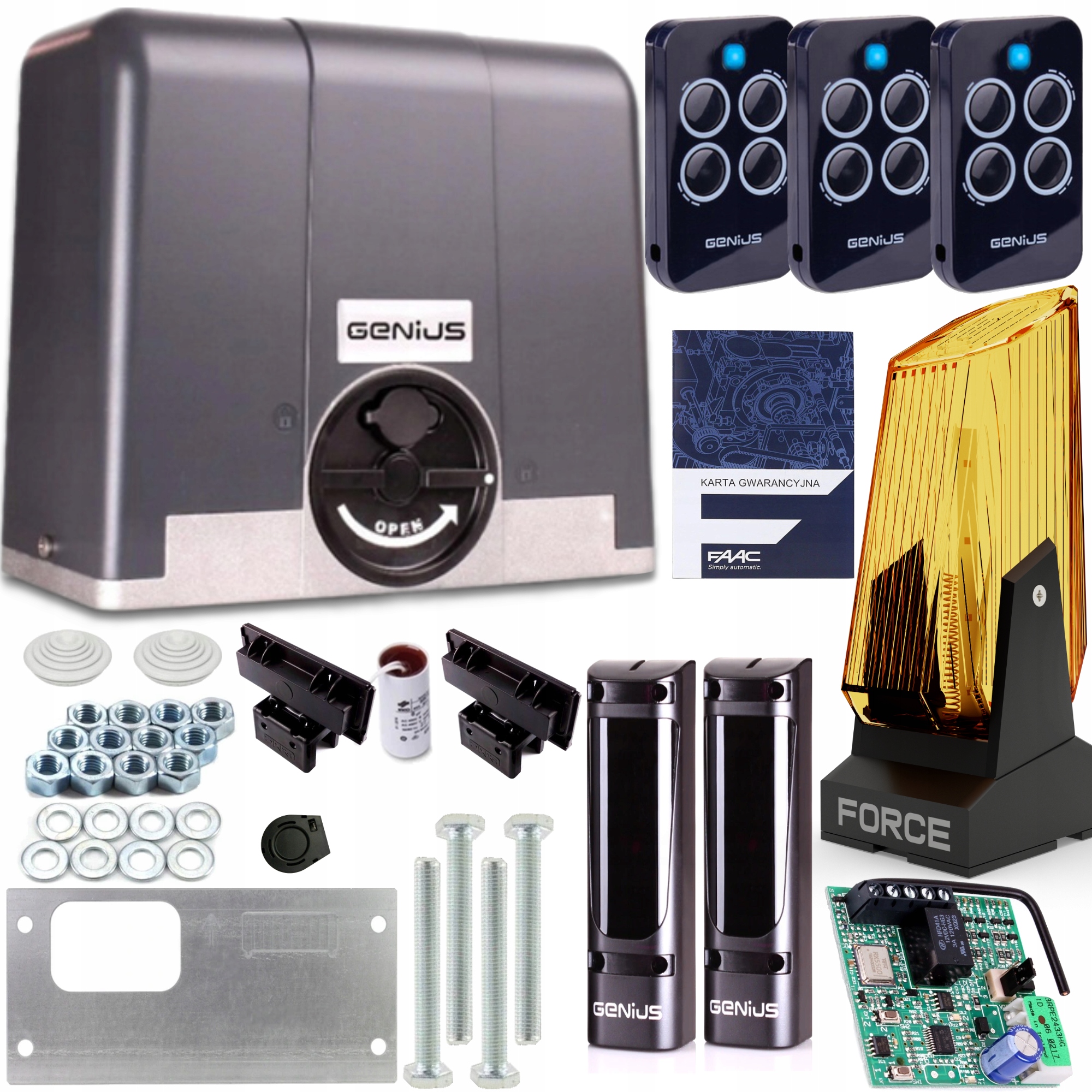 Set Genius Blizzard 900 Kg 3x Ovladač Lampa