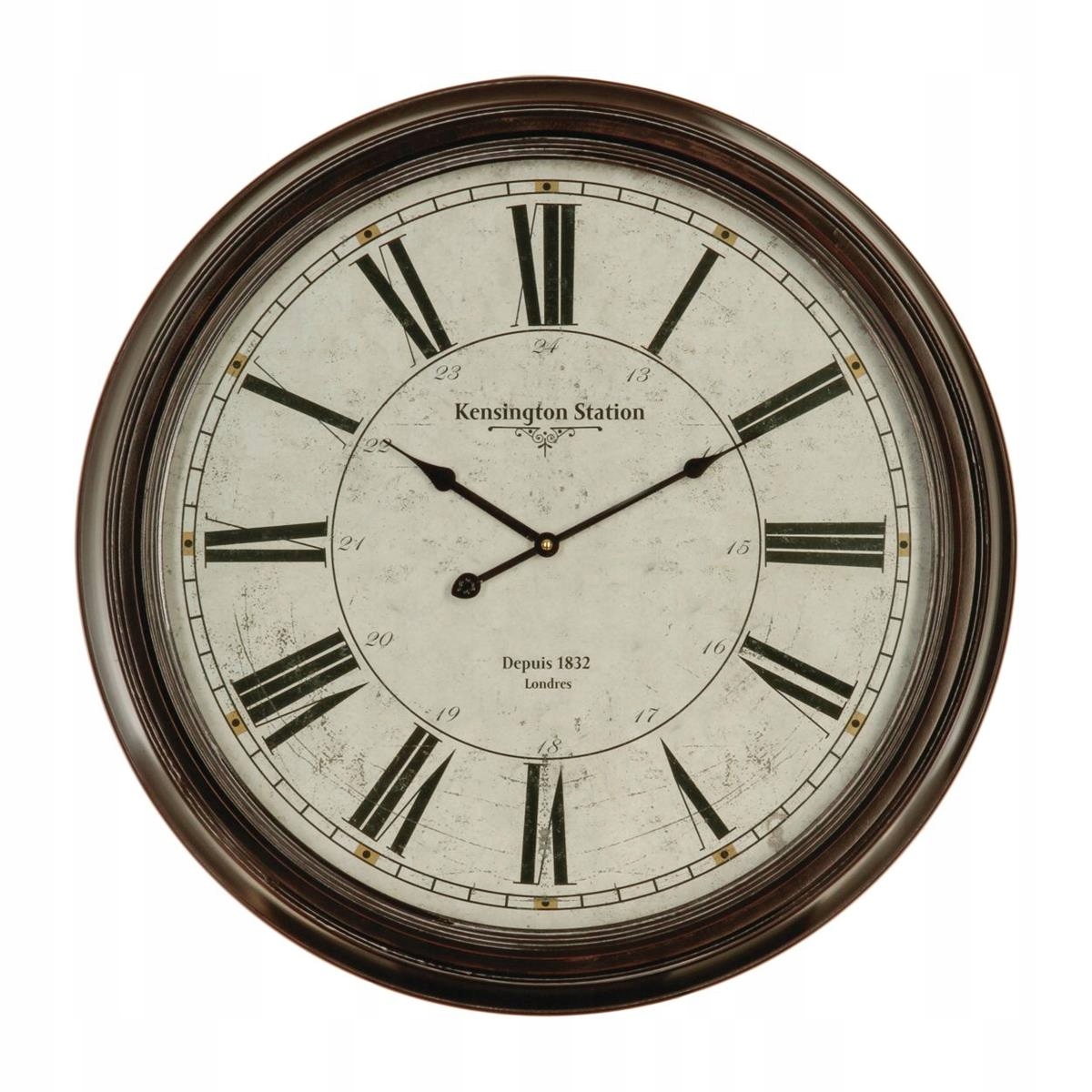 

Wiszący zegar ścienny metalowy Vintage retro 62cm