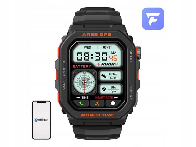 Hodinky Zeblaze Ares Gps Black
