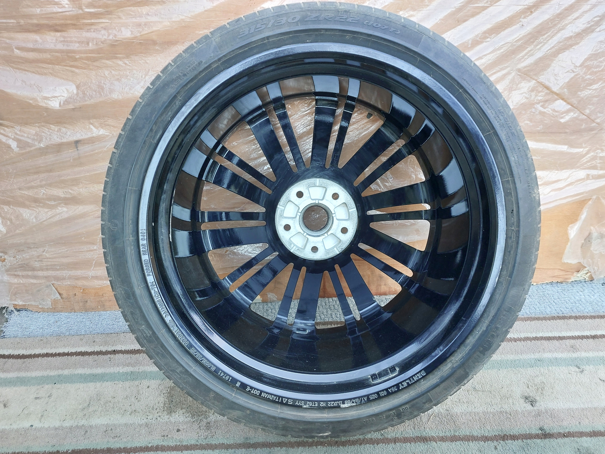 disk disk záď BENTLEY CONTINENTAL GT SPEED 22r 3SA601025AT