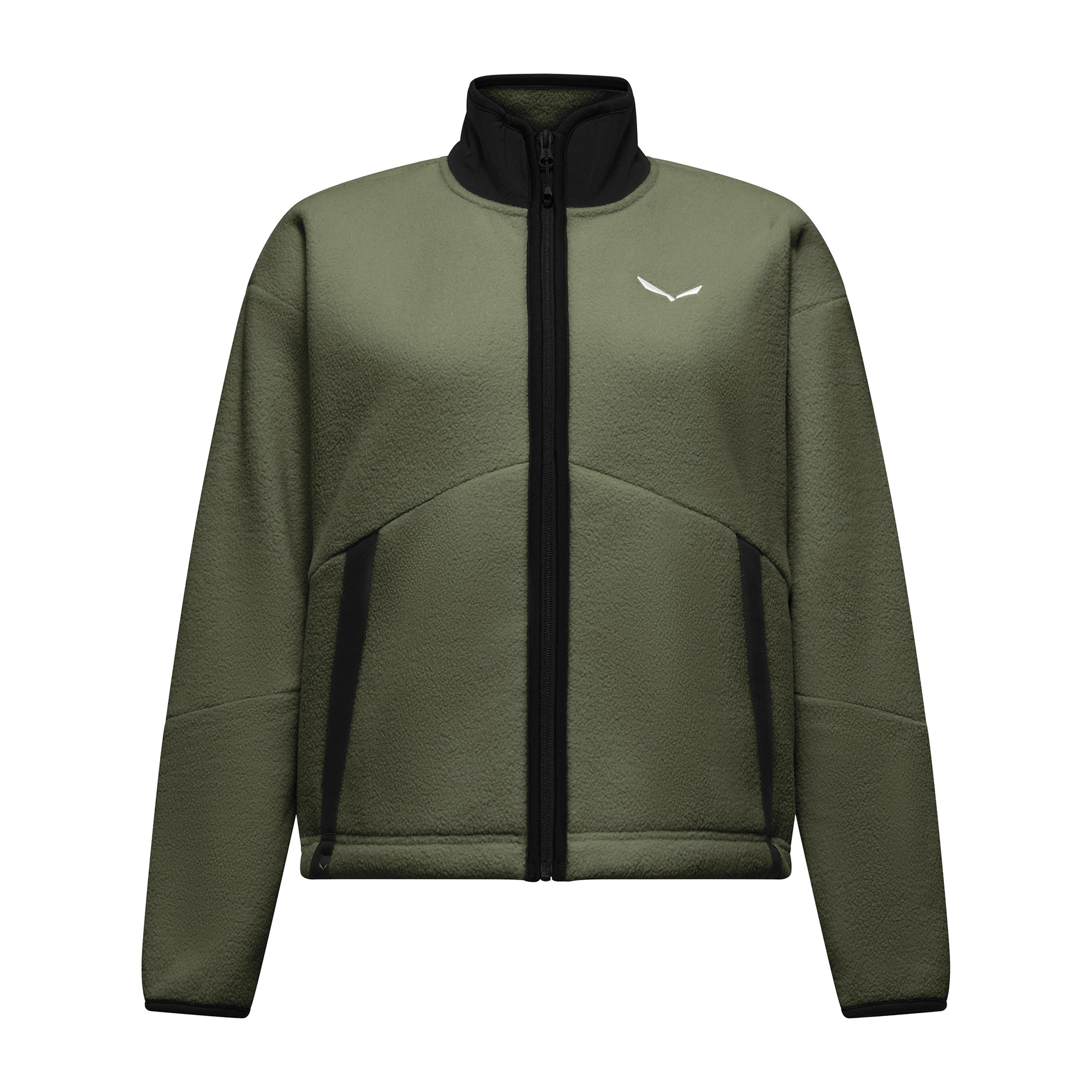 Mikina fleecová Salewa Fanes Full Zip Faded Green