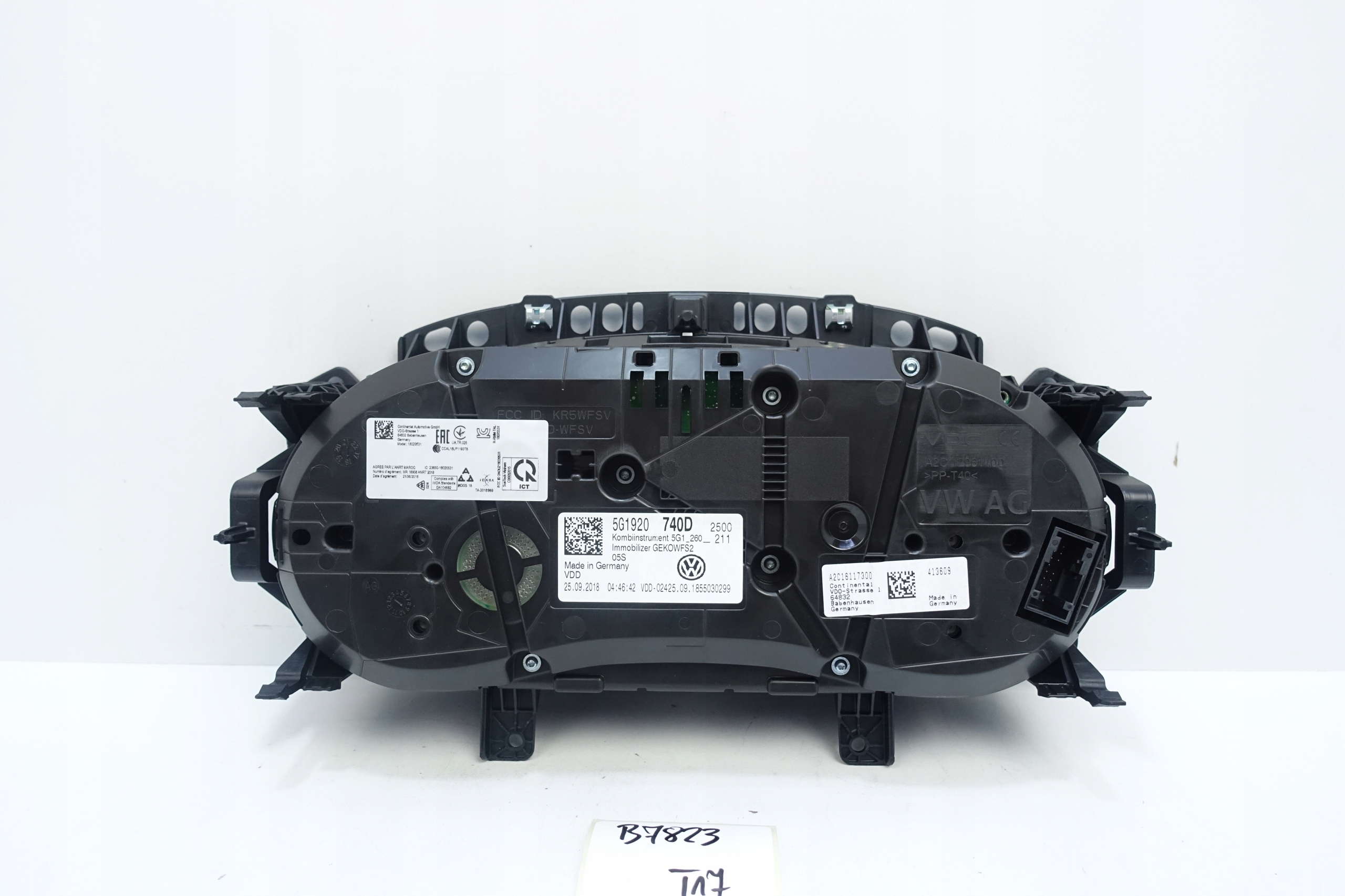 dials dials VW GOLF VII 7 5G 25006KM 5G1920740D
