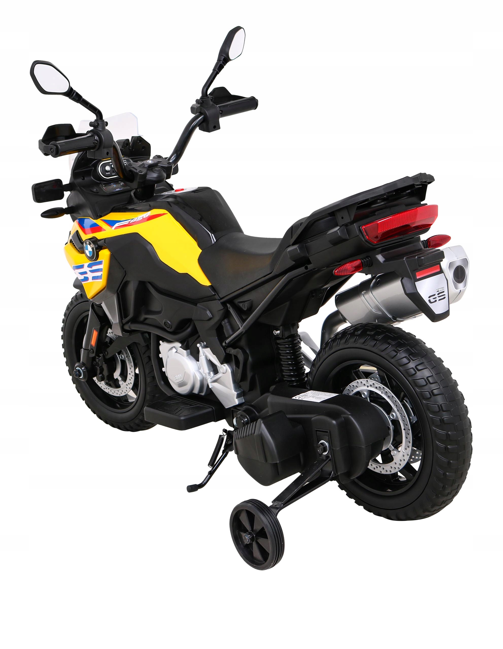 Duży Motor BMW F850 GS Na Akumulator 2x35W LED EVA Prędkość maksymalna 5 km/h