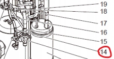 271937 S70E61202 THERMISTOR CZUJNIK TEMPERATURY Mitsubishi Electric
