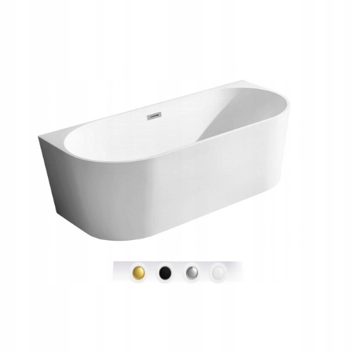 BRAIDER Wanna wolnostojąca RESTIA symetryczna 170 cm. Akrylowa. Biała