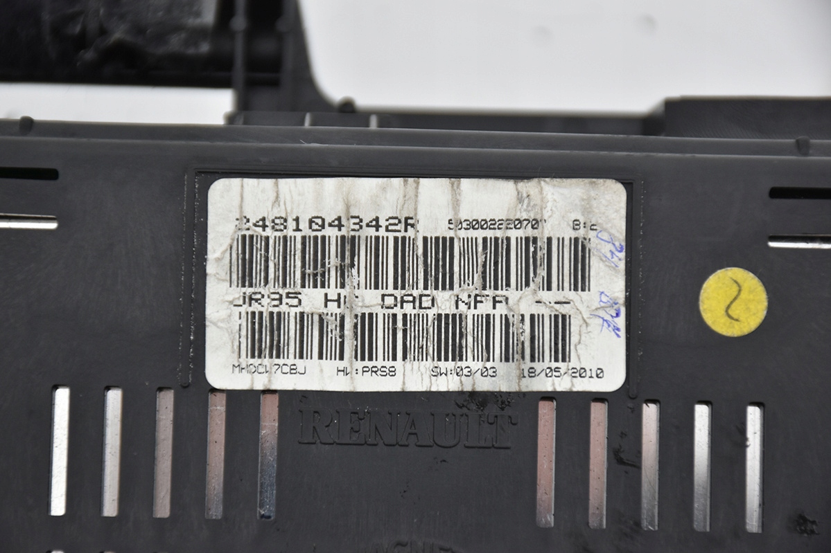 dials display RENAULT SCENIC III 248104342R