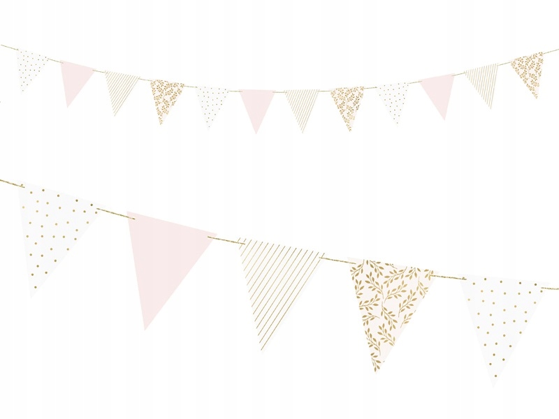 

Girlanda na wesele ślub urodziny Flagi 210cm