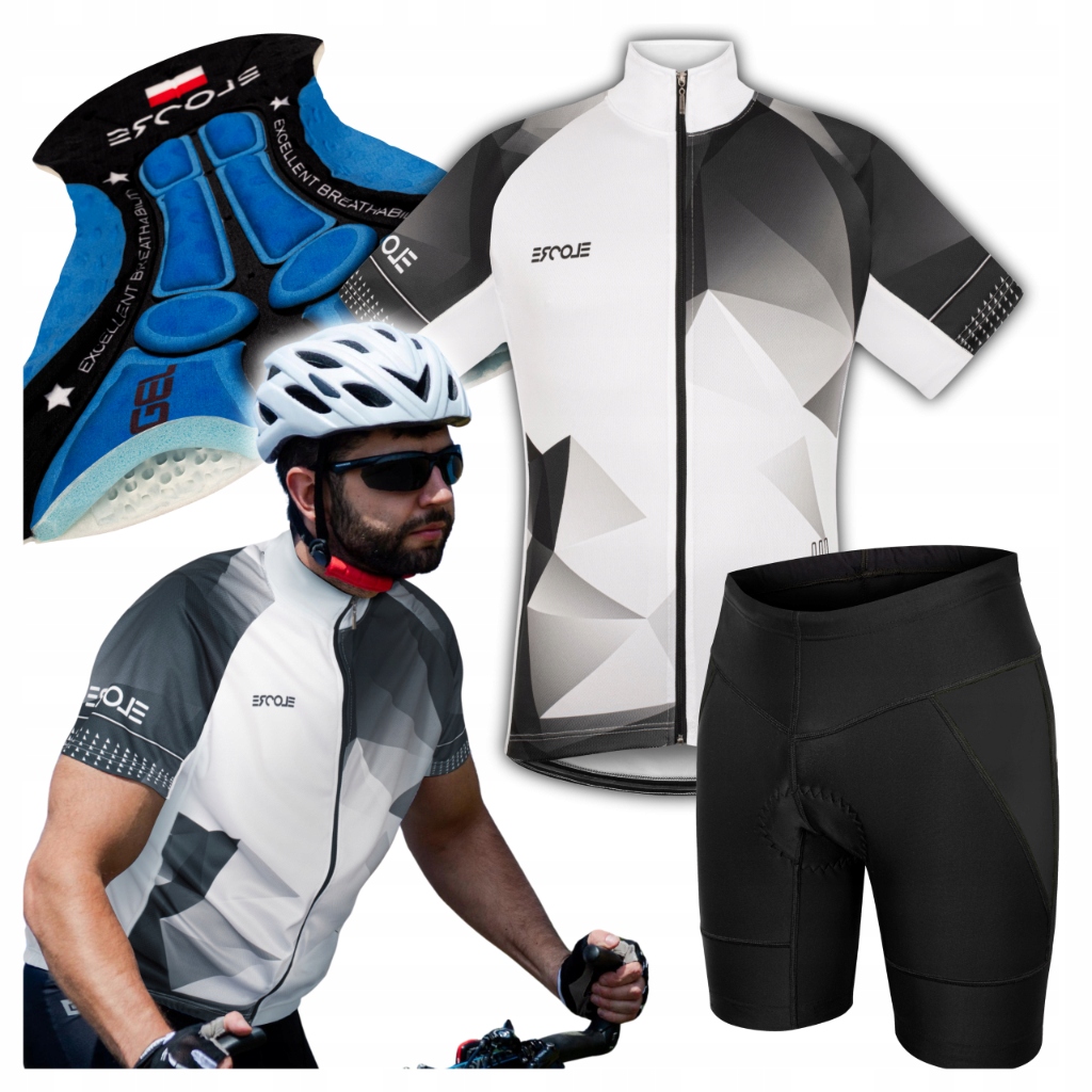 Cyklistické oblečení pro cyklistiku Pánské cyklistické oblečení XL Tričko Kraťasy