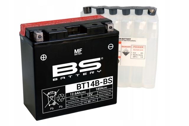 Bs Batéria BT14B-BS (YT14B-BS) 12V 12AH 150X69X145 Bezúdržbový Elektr