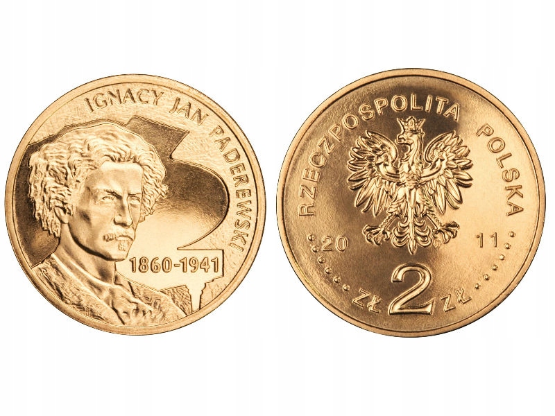 2 zł - Ignacy Jan Paderewski - 2011