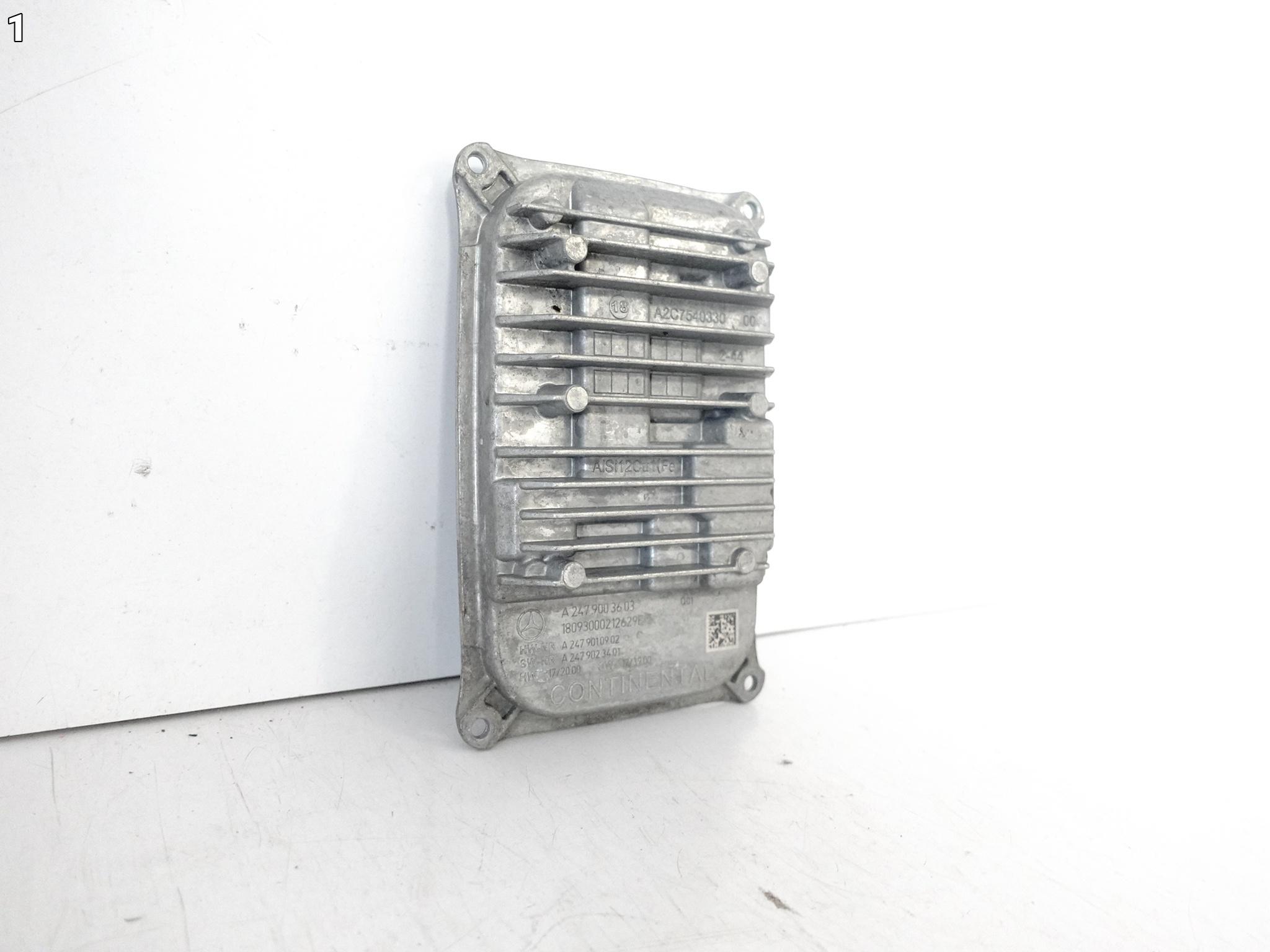 MERCEDES B-KLASA W247 C-KLASA W205 GLC X253 module control unit lights LED