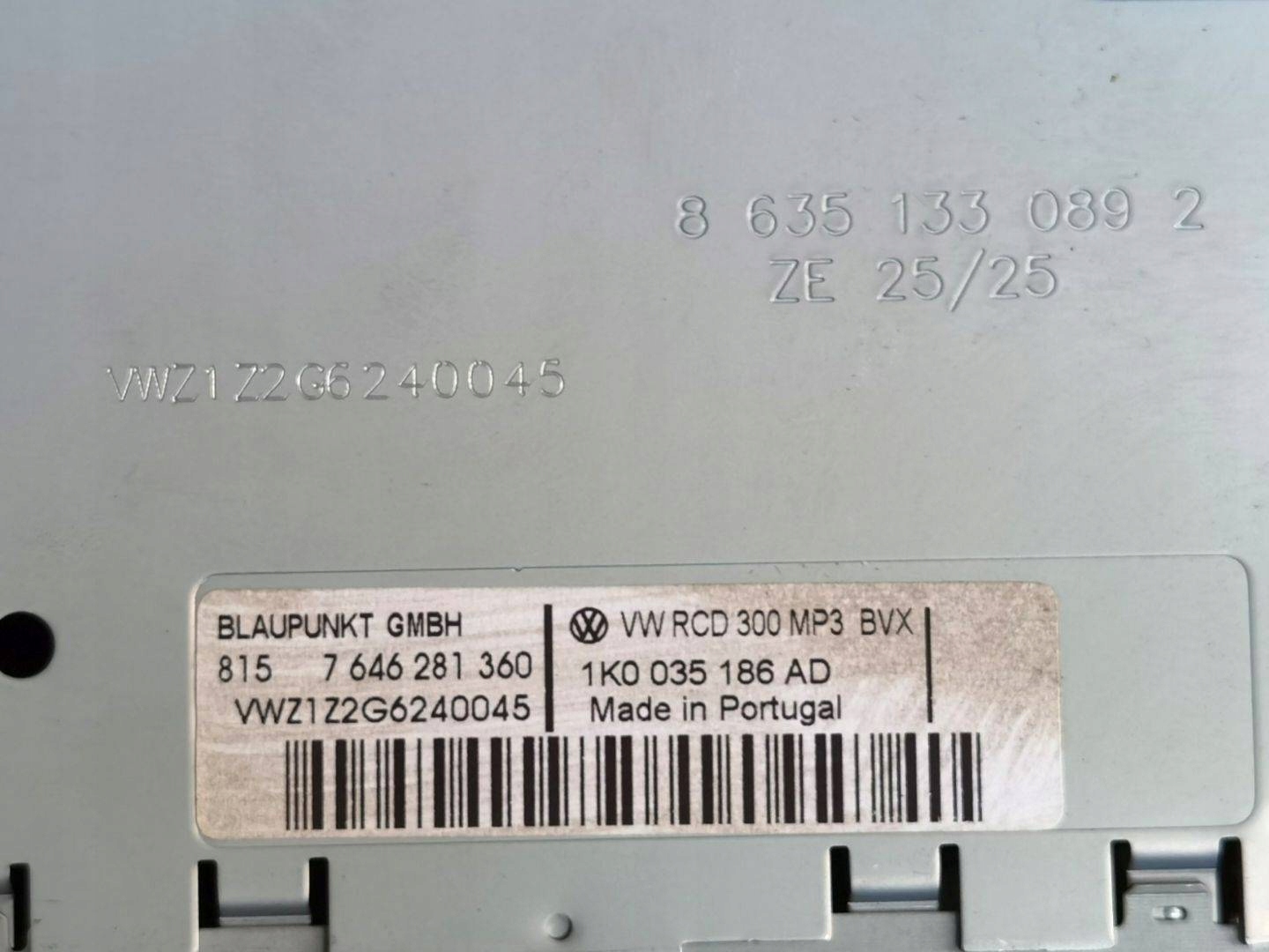 Radio samochodowe Volkswagen Jetta 5 2008 1K0035186AD