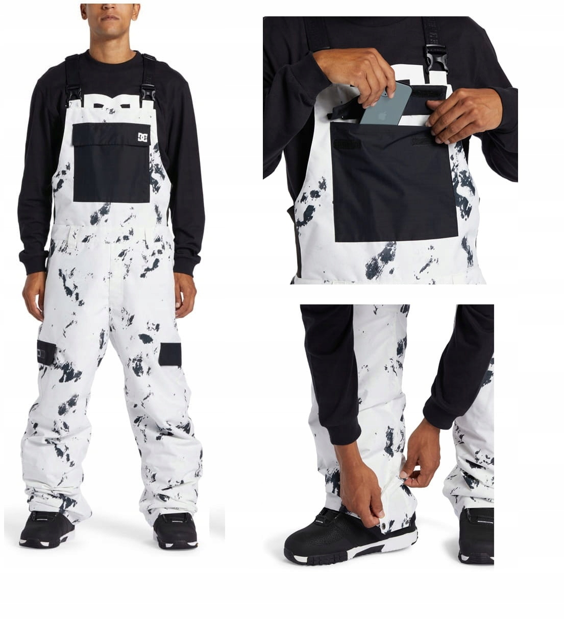 Spodnie narciarskie snowboardowe męskie z membraną wodoodporne DC Shoes-XL