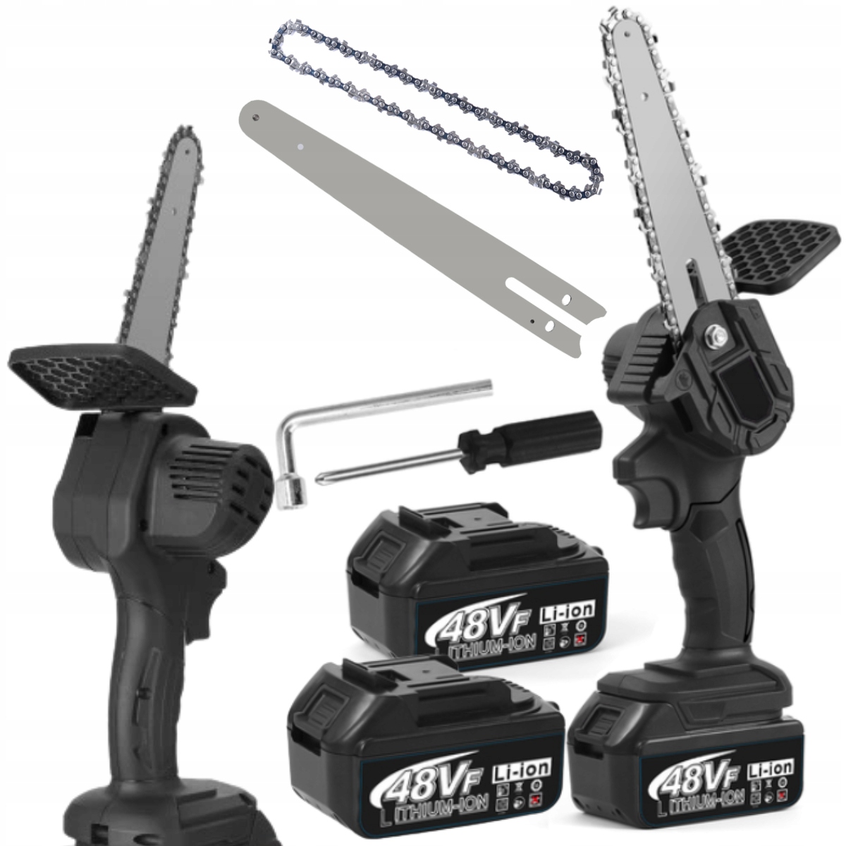 Мини-пила 1400W беспроводная ручная цепная пила