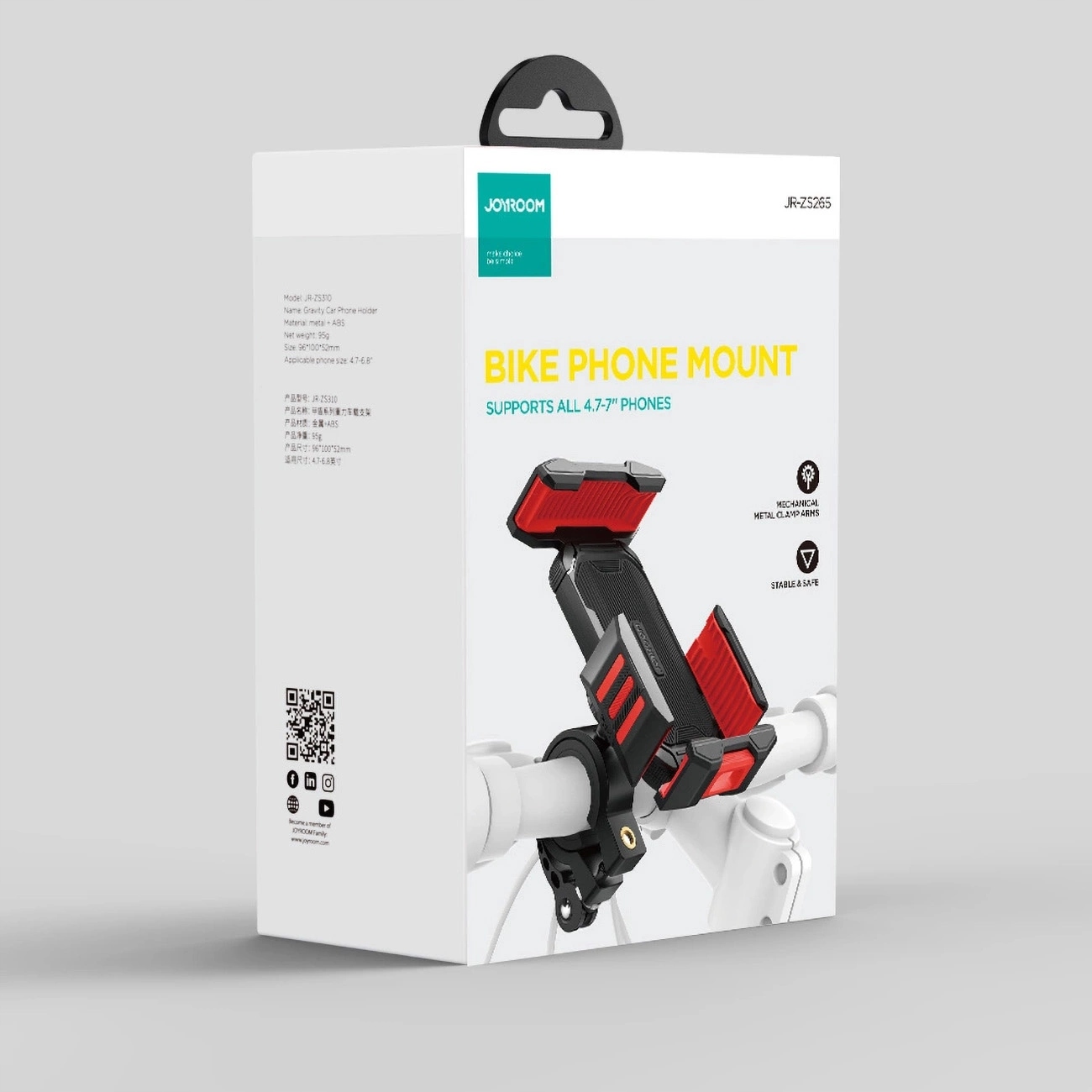 MOCNY UCHWYT NA TELEFON NA ROWER MOTOR UCHWYT NA KIEROWNICĘ Marka Joyroom