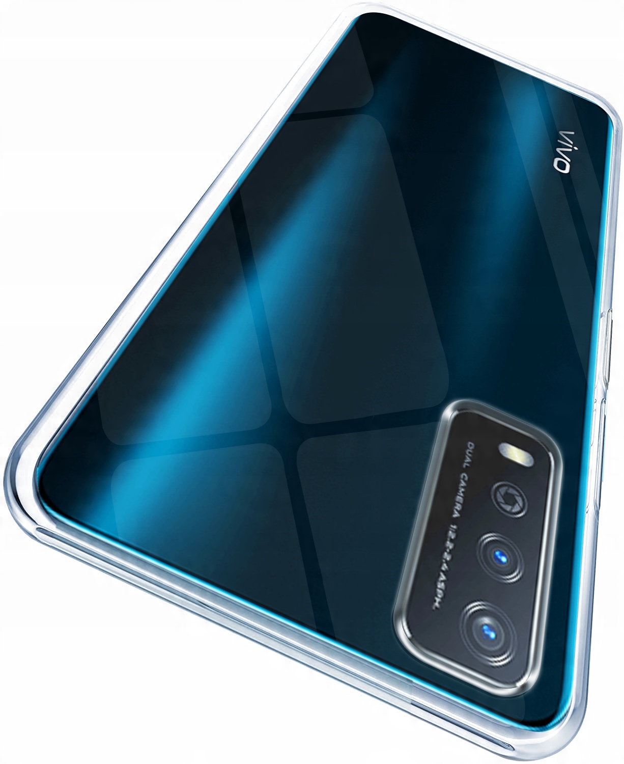 

Etui Clear Case Szkło 9H do Vivo Y11S Y20S