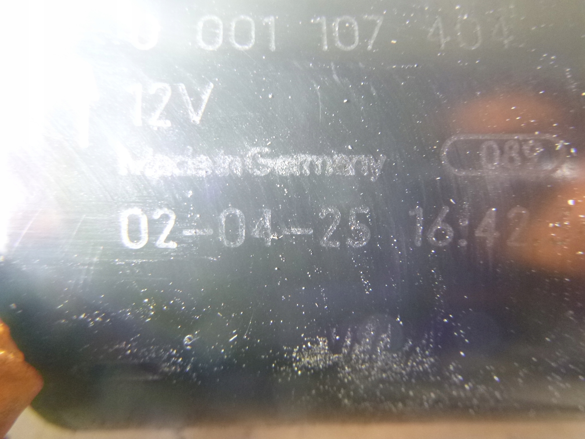 starter Opel Vectra C 1.8 2003 0001107404