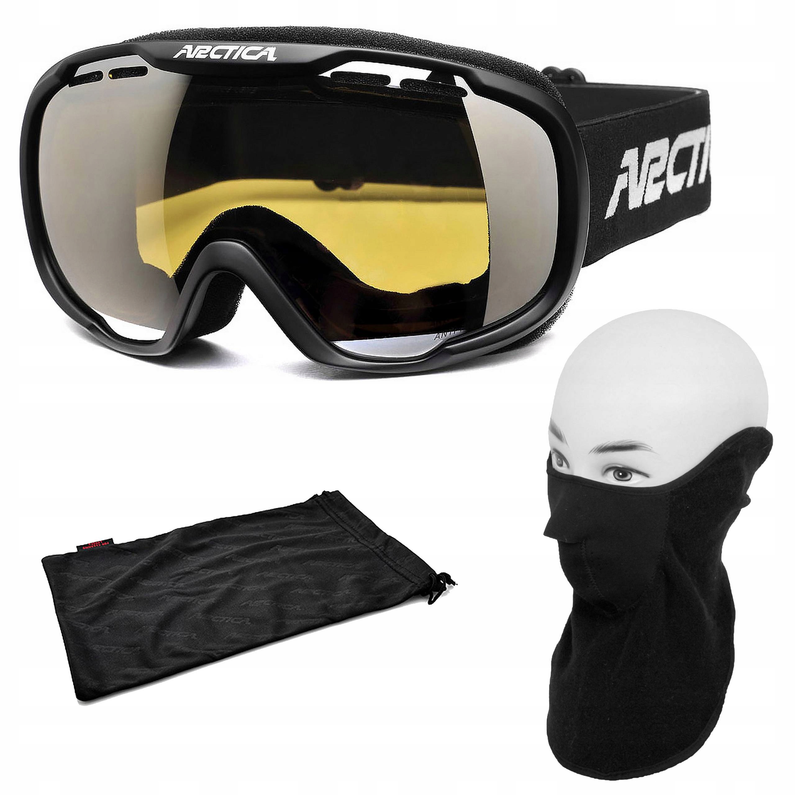 Arctica G112A Lyžařské brýle snowboardové, oranžové, rozjasňující