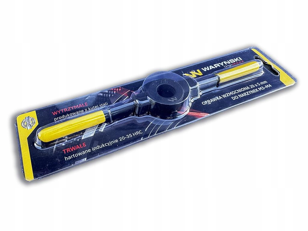 Oprawka wzmocniona do narzynek ręcznych 20x 5mm (M3-M4) Waryński Kod producenta WMG347