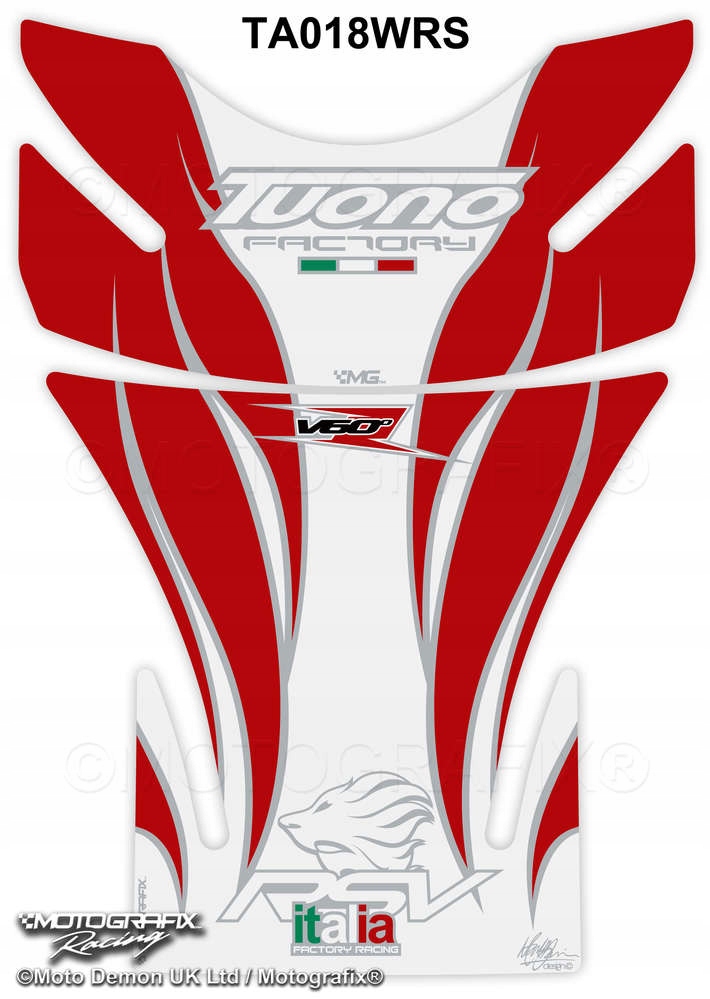 TANKPAD MOTOGRAFIX Aprilia 2nd Gen Tuono 2006-2011