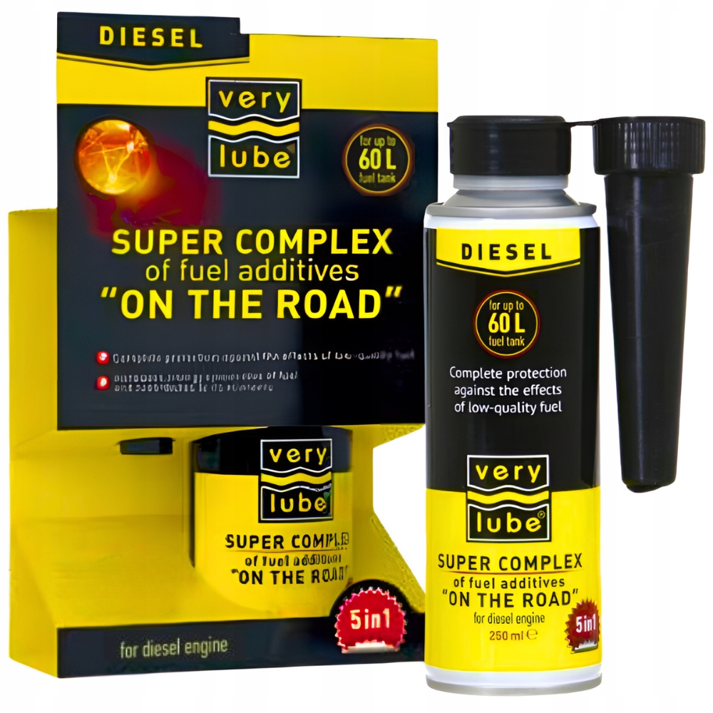 Xado VeryLube Diesel 5w1 smaruje i czyści wtryski, układ Vtg, Egr, Cetane+