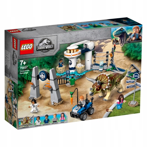 LEGO 75937 JURASSIC WORLD ATAK TRICERATOPSA